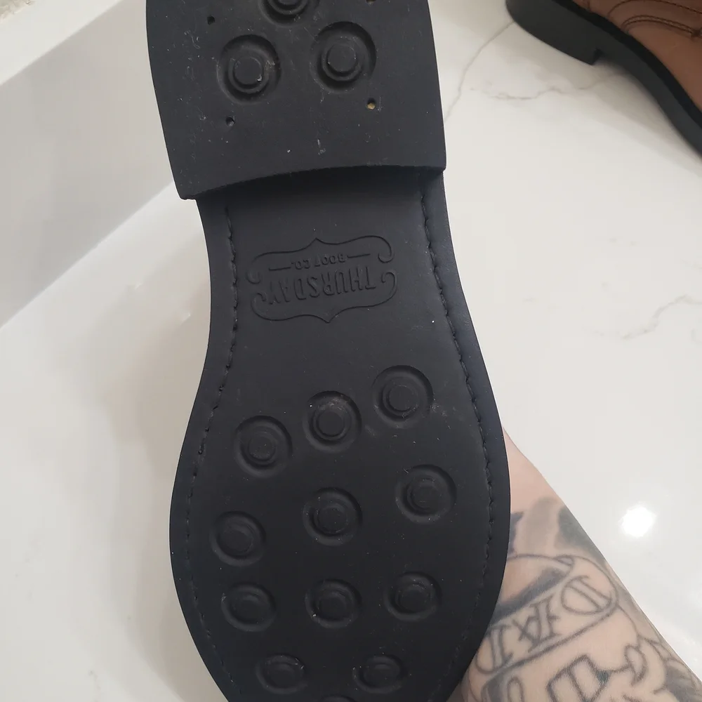 Thursday Boot Company Brown/Tan Laceup Ankle Boots Size 7 - Picture 8 of 8